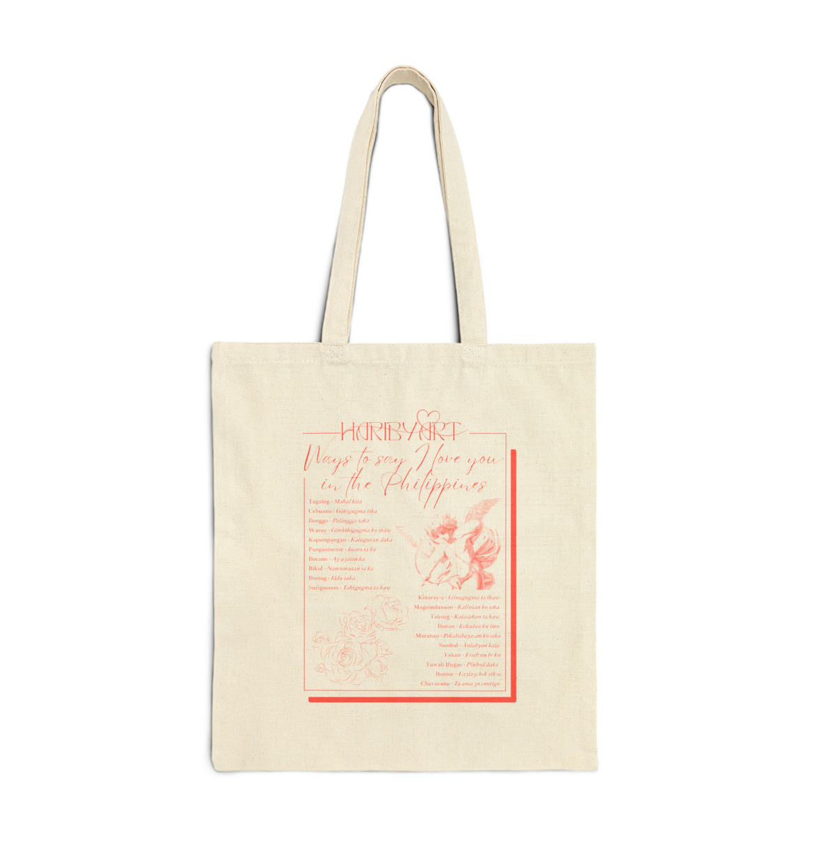 Ways to Say I Love You in the Philippines Tote Bag (1)